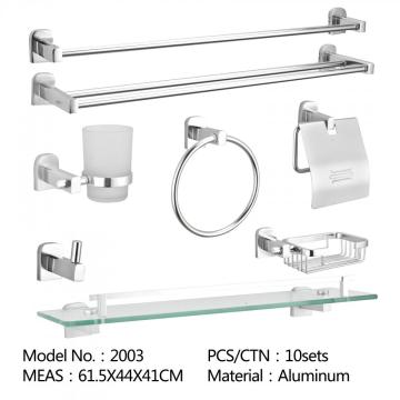 Stainless steel SUS 304 bathroom accessory soap dish, towel bar, tissue holder, storage shelf and hook