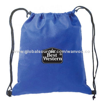 Drawstring Bags with Logo, Made of Polyester, Suitable for Promotional