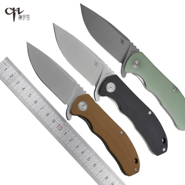 HOT SELLING CH3504 Folding Knife D2 Steel Blade G10 Handle Outdoor Camping Utility Tactical Knives EDC Bushcraft Hand Tools