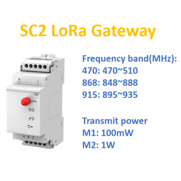 DIN Rail 3P4W Multi -Functional Lora Energy Meder