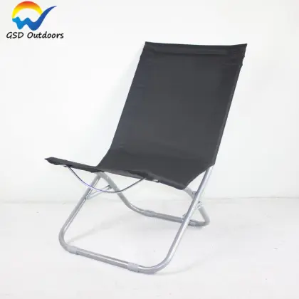 Portable Reclining Camp Beach Chair - Outdoor Folding Chair for Adults