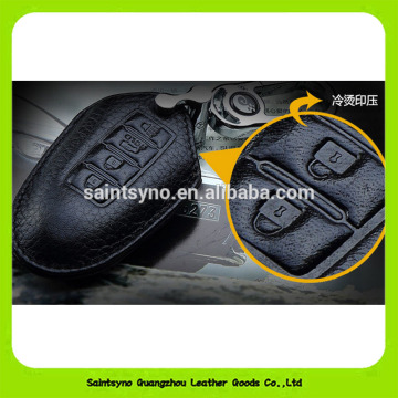 16673 Made in china real leather compact key holder
