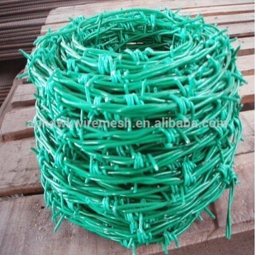 12*14 types pvc coated prison barbed wire fence