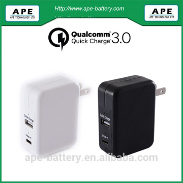 Quick charge 3.0 certificated type C charger