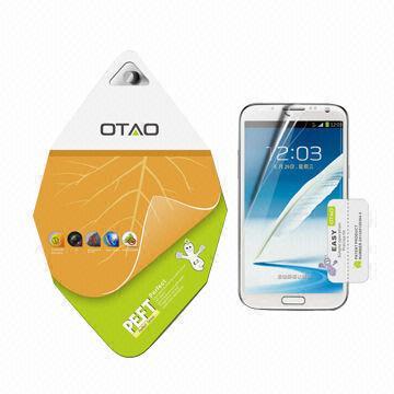 Perfect PET Premium Clear, Washable and Reusable Screen Protector for Samsung N7100