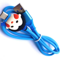 Cavo in silicone USB Type-C con icona di cartoni animati personalizzata