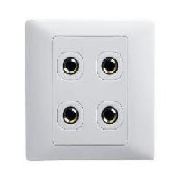 4 Gang Microphone Socket