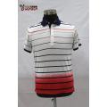 Jérsei feminino YD Stripe com polo Dip-Dye