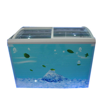 Glass Top Chest Freezer