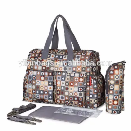 Hot Sale 100% Eco-Friendly Reusable Cute Diaper Bags With Transfer Printing