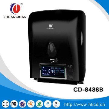 Wall mounted automatic hand free paper towel dispenser