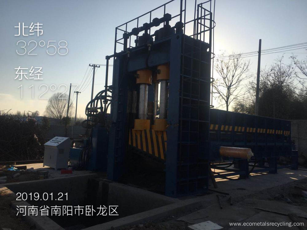 Waste Steel Plate Pipe Tube Gantry Cutting Shear