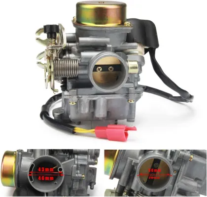 KAEFUNG CVK30 Carburetor Replacement for Linhai 260 Scooter and ATV Motor: Electric Heated Engine Part