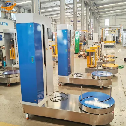 Airport luggage wrapping machine suitcase wrapping machine