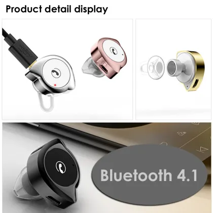 in-ear stereo sound bluetooth headset for huawei oppo apple