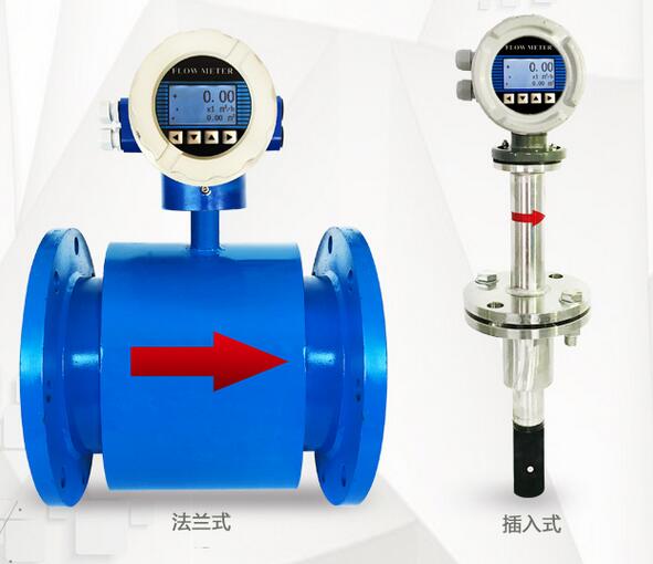 Flowmètre électromagnétique intégré / divisé pour l'industrie