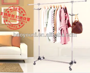 BAOYOUNI wholesale folding suit clothing laundry clothes hangers 0057E