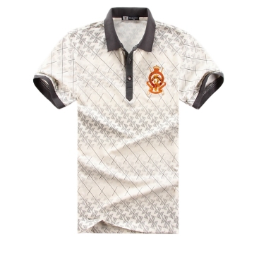 Polo Neck T-Shirts Customize Men's DIY Short Sleeve 100%Cotton T-Shirts (PL-1024)