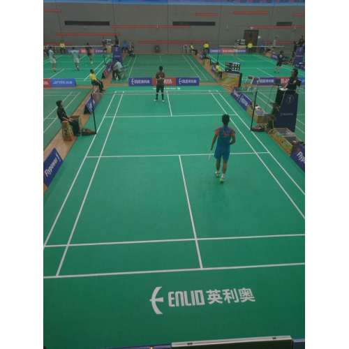 เสื่อปูพื้นสนามกีฬา PVC Enlio Badminton Court