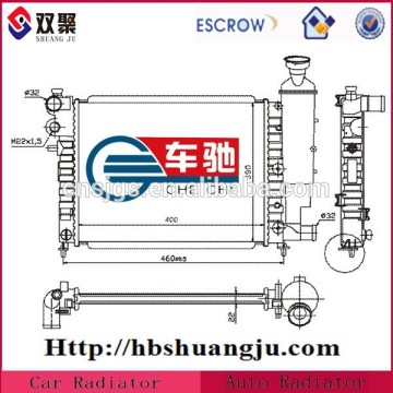 Radiator with fan
