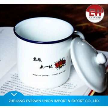 Factory supply good quality custom mug enamel cup in many style