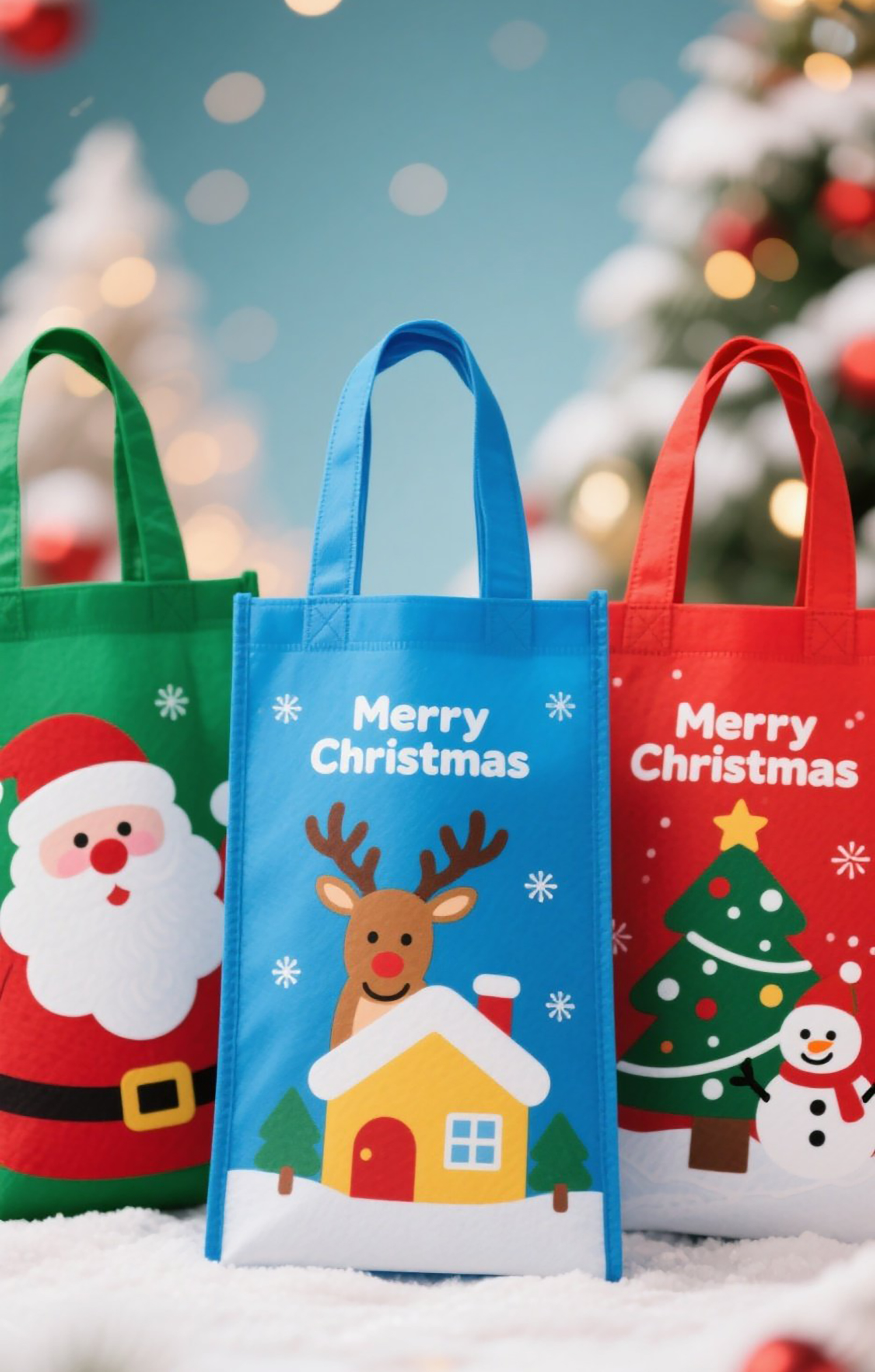 Personalized christmas gift bags
