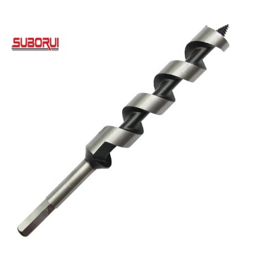 High Carbon Steel Woodworking Drill Bit 25mm Hex Wood Auger Drill Bit for Deep Boring