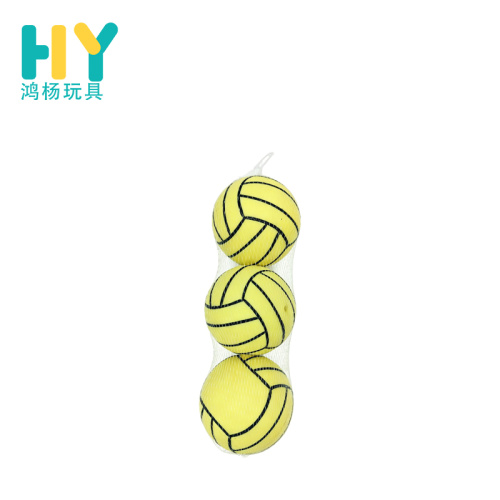 বাচ্চাদের ছোট হলুদ ভলিবল স্কুইজ টয় বল