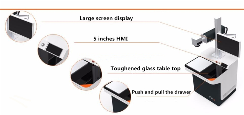 Laser marking machine home