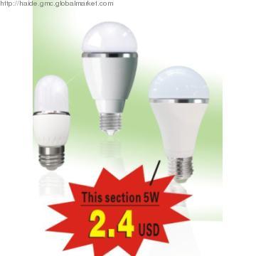 5w led bulb light