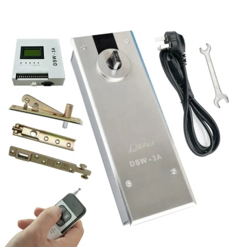 DSW-3A-180D Two-Way Open Underground Door Closer with Remote Control for 180 Degree Swing Door Operator and Floor Spring Set