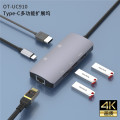 محطة الالتحام 6-في 1 متوافقة مع HDMI4K USB-C