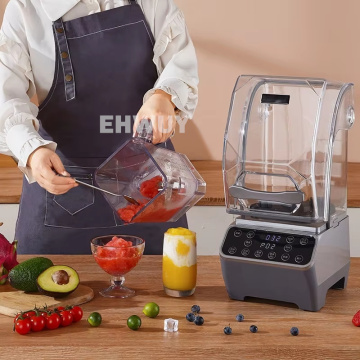 Hochgeschwindiger kommerzieller Mixer mit abnehmbarem Schallschutzschild