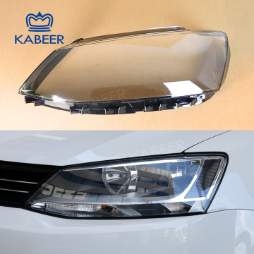 Volkswagen Jetta Sagitar 2010-2018 Headlamp Transparent Lampshade Headlight Lens Cover