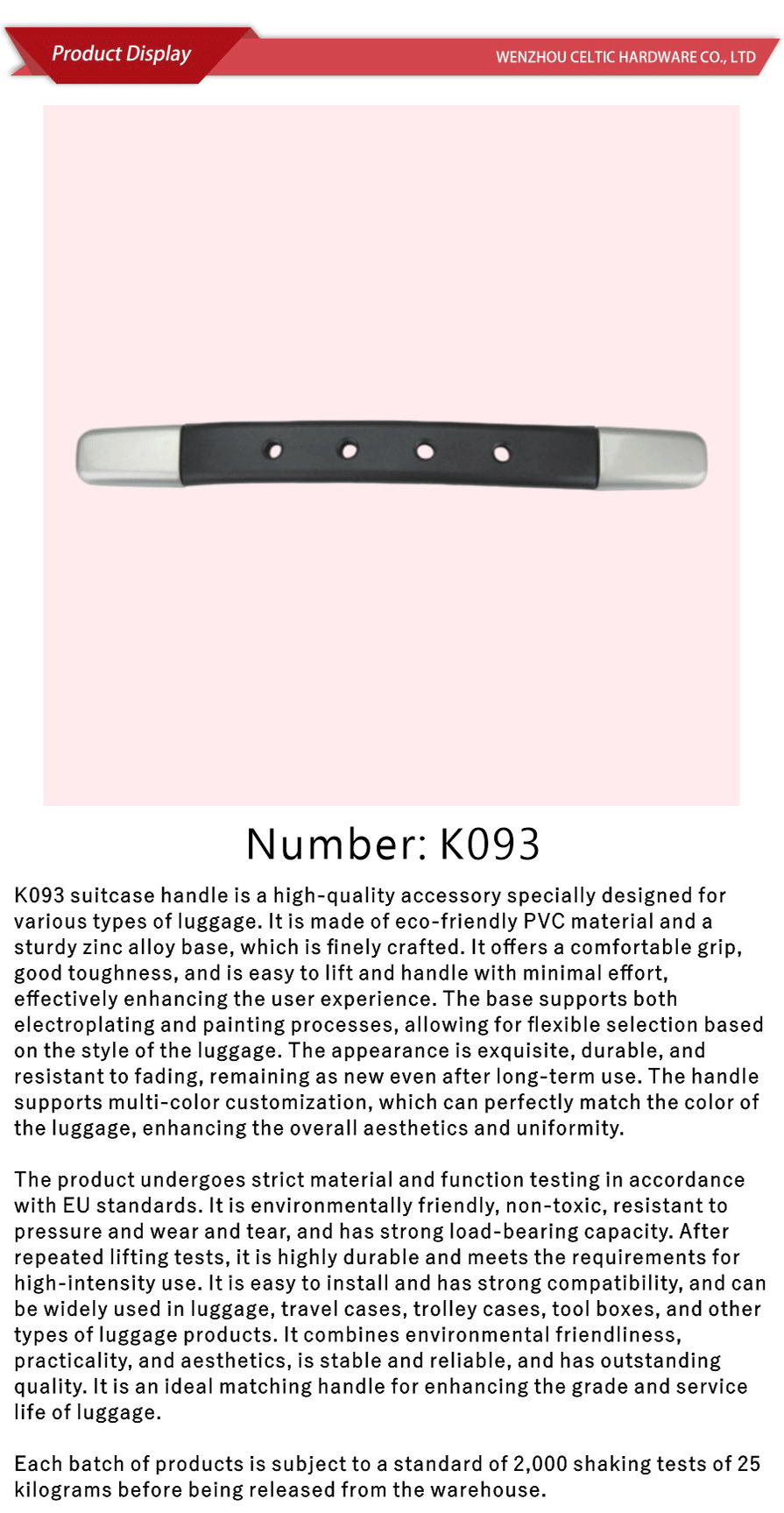 Luggage Handle Detachable Soft Handle Series