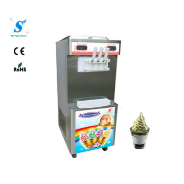 CE -certificaat dubbel koelsysteem bevroren yoghurtmachine