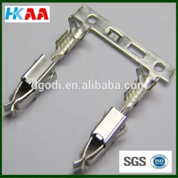 Aluminum / stainless steel Crimp Insulated Cord Pin End Terminal, crimp terminal