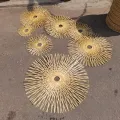 Decorazioni per la casa da parete in bambù fatte a mano
