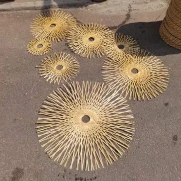 Decorazioni per la casa da parete in bambù fatte a mano
