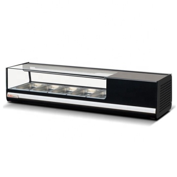 sushi chiller refrigerated display showcase