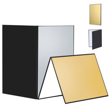  Soonpho 3 in 1 Folding A4 Cardboard Photography Reflector 