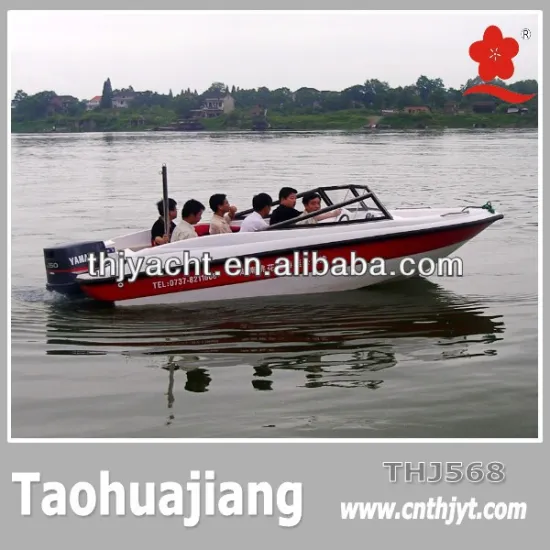 THJ568 Lake and River Boat Fiberglass Small Boat