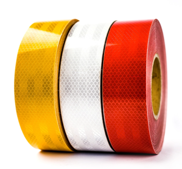 Dot Red and White Reflective Tape