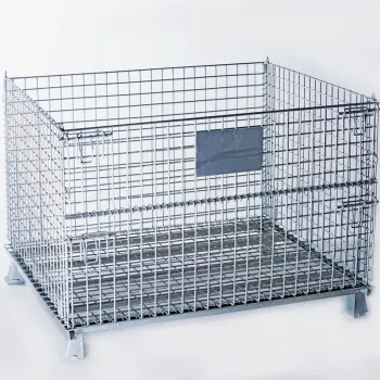 Stackable Steel Wire Mesh Pallet Cage