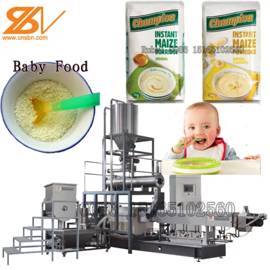 Instant Powder Baby Food Making Machine for Nutrition