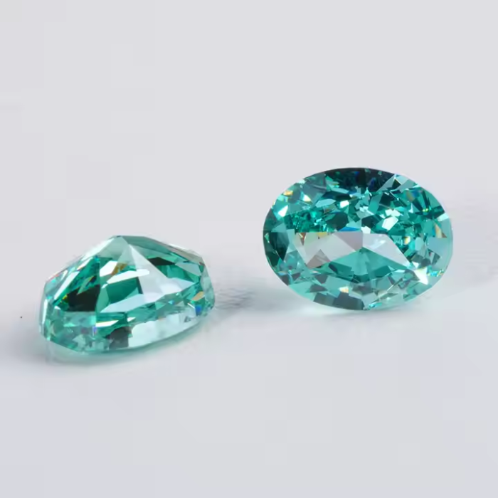 Lab Grown Sapphire Paraiba Fancy Cut Gemstone