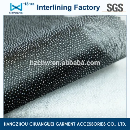 Hangzhou fusible non woven interlining,cloth interlining fabrics