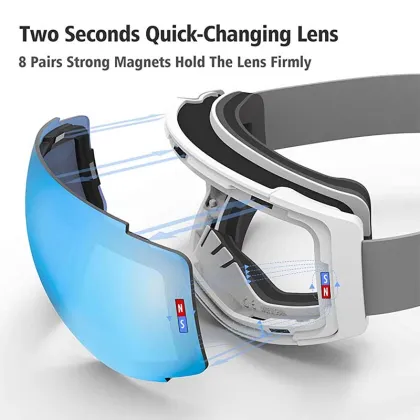 Custom Ski Goggles Japan: Own Brand Ski Goggles UV400 Snowboard Wholesale
