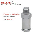 Válvula de alivio de presión del riel común del motor diesel 1110010007