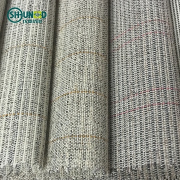 High-Class Horse Hair Canvas Interlining Fabric for Tailored Men's Suits - 150cm Width